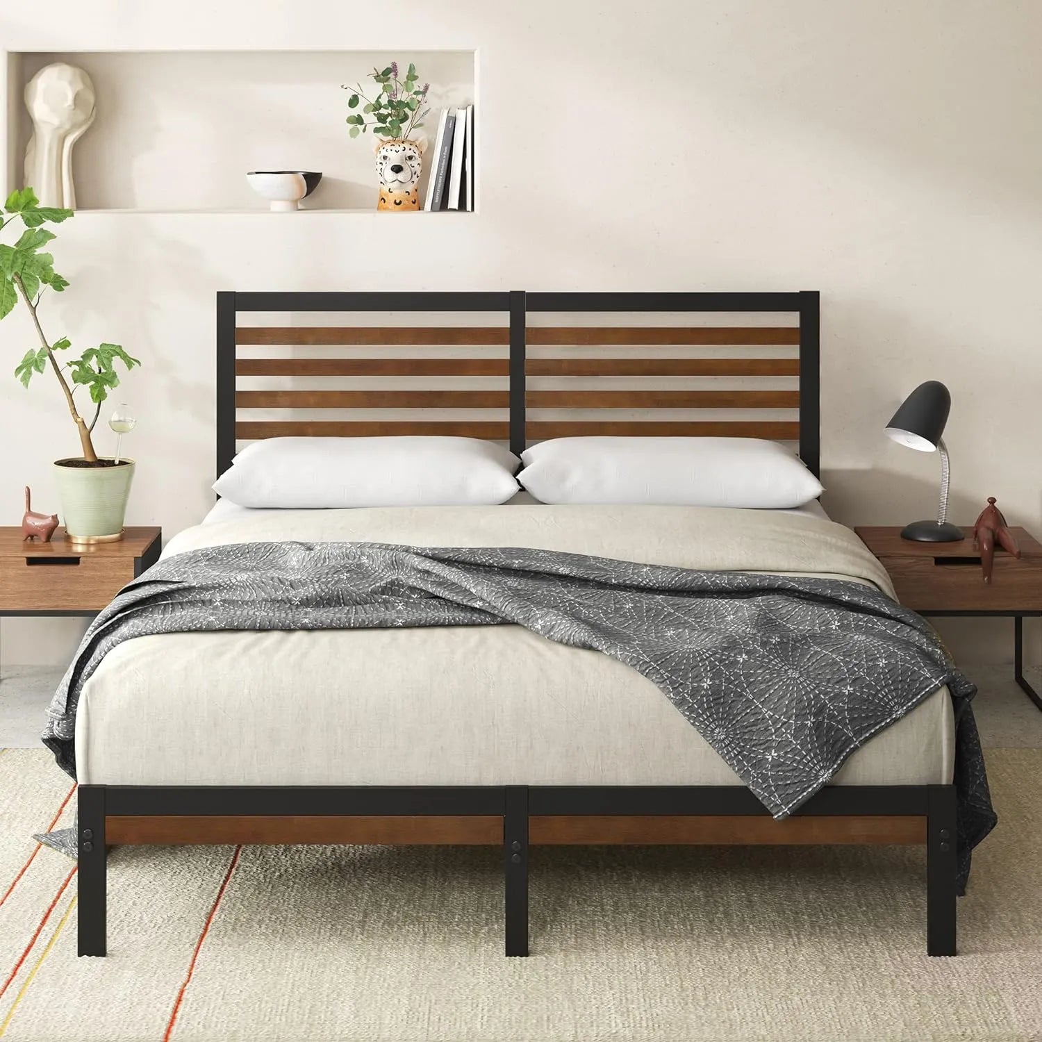 Industrial Design Metal Frame Bed