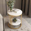 2-tier Modern Round End Coffee Table