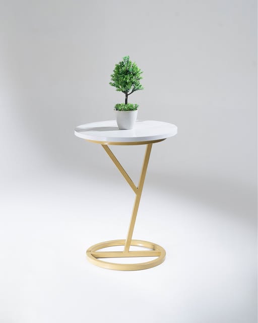Y-shaped structure coffee table