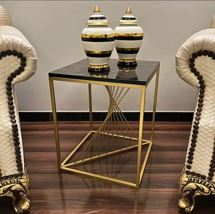 Modern Luxury Marble Top Side Table
