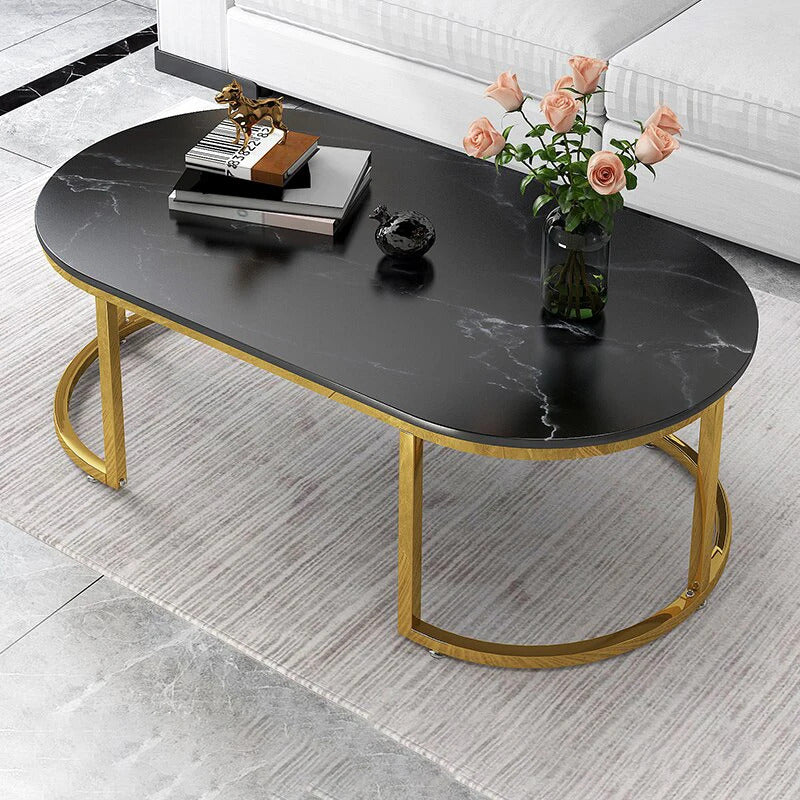 Oval Shaped Coffee Table