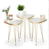 Set of 3 Triangle Side Tables