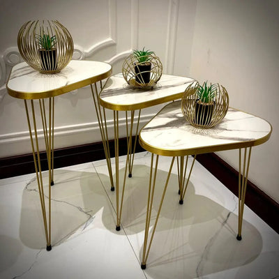 Set of 3 Triangle Side Tables