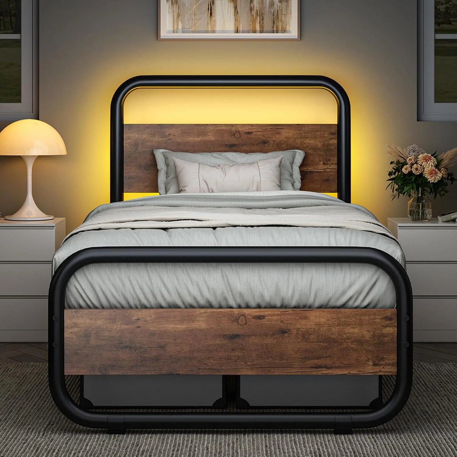 Metal Platform Bed