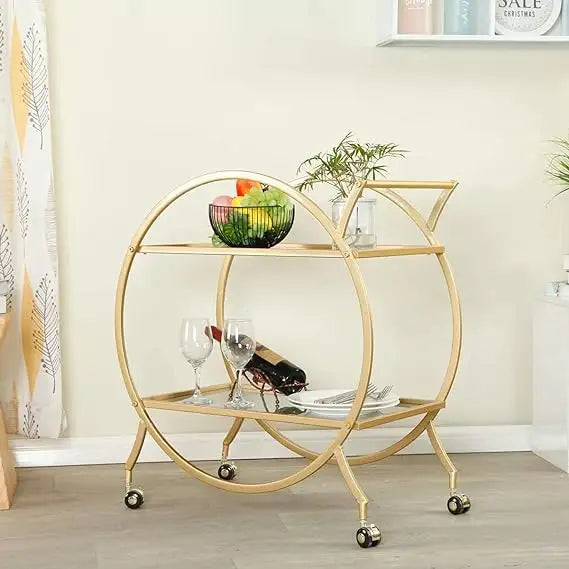 Elegant Multi-Tier Tea Trolley