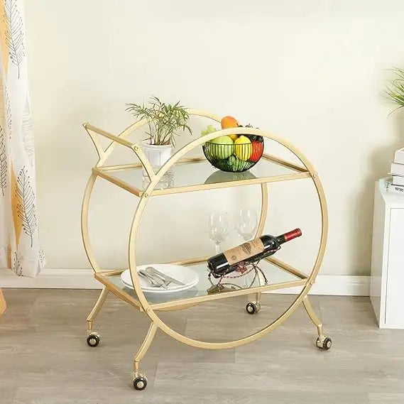 Elegant Multi-Tier Tea Trolley