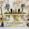 Curve Rode Based Console Table