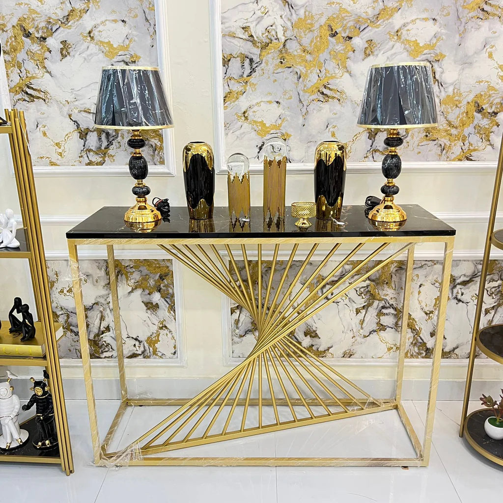 Curve Rode Based Console Table