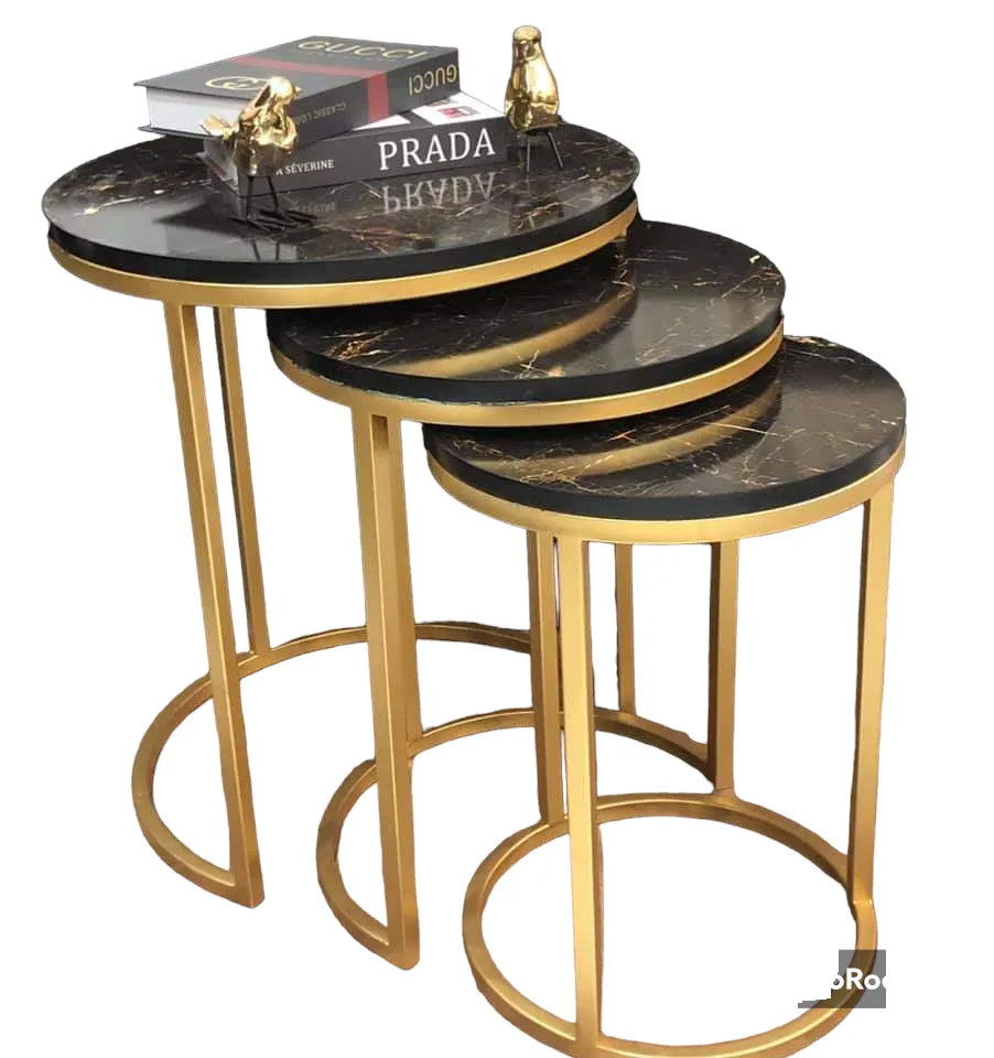 3 Pieces Round Nesting Table