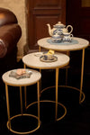 3 Pieces Round Nesting Table